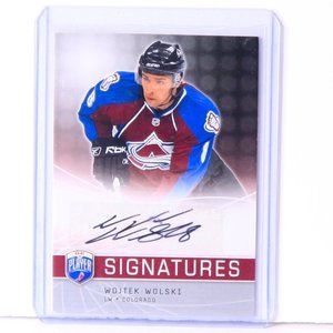 Wojtek Wolski Colorado Avalanche Autograph Upper Deck BAP Hockey Card# S-WW